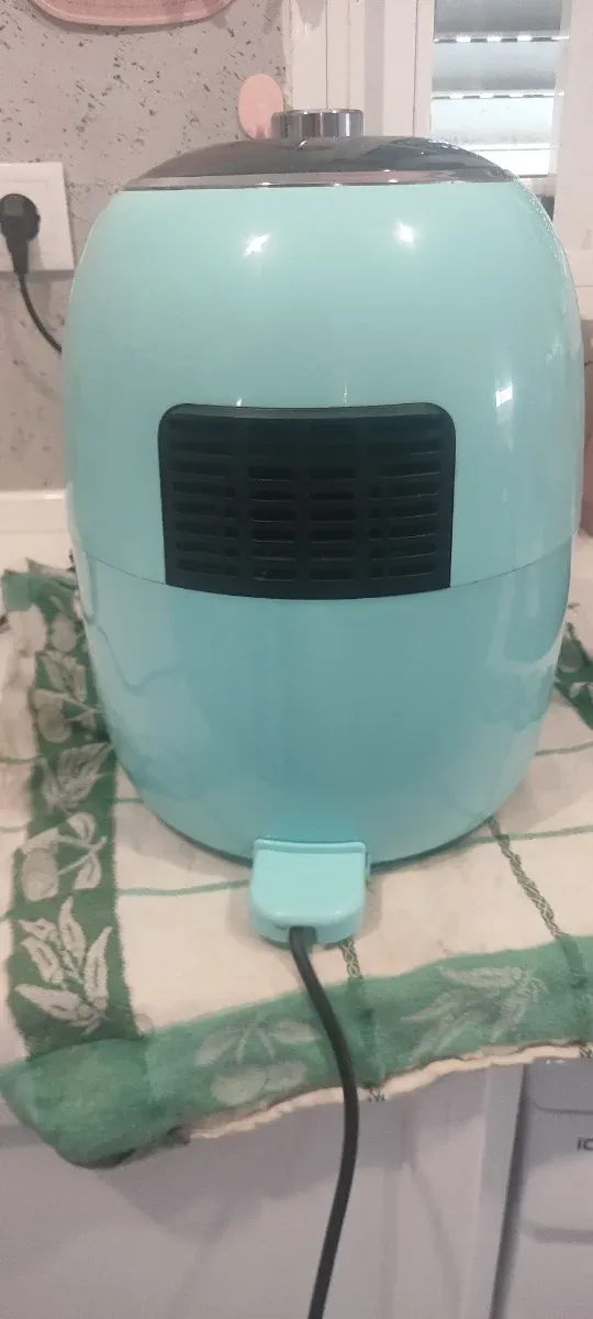 Freidora de aire | air fryer color cyan