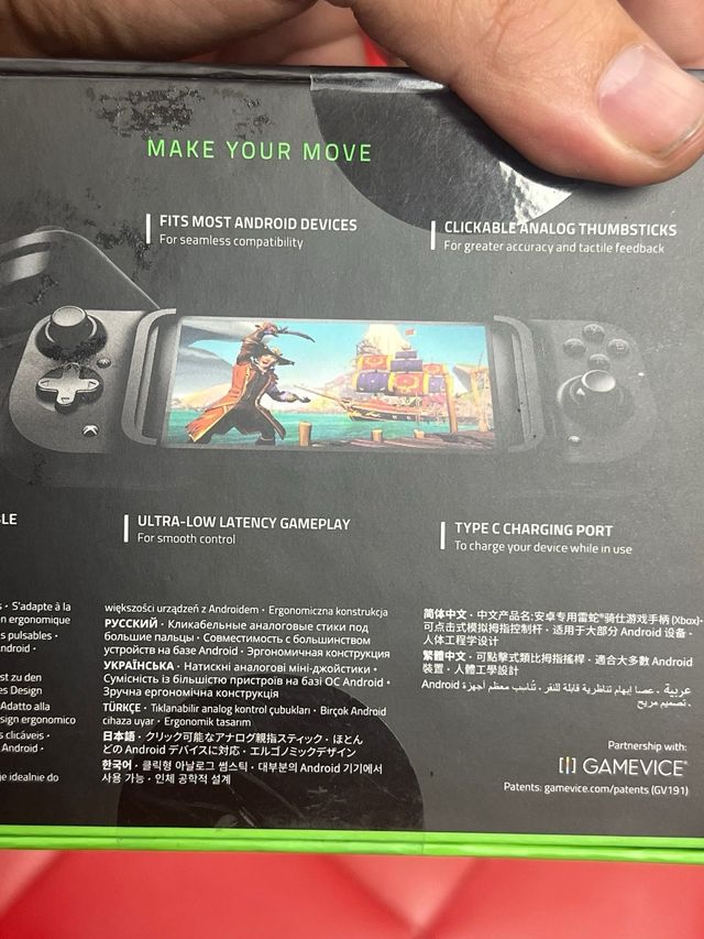 Controle remoto universal para Android Razer Kishi