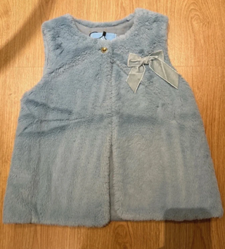 Colete de pelo macio para criança