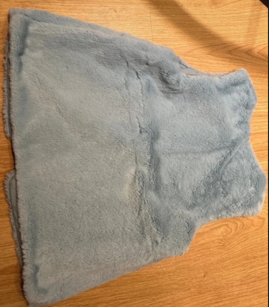 Colete de pelo macio para criança