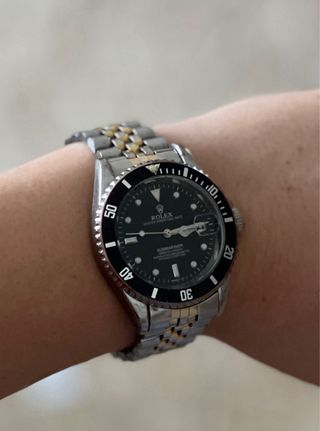 Reloj inspiración Acero y Oro