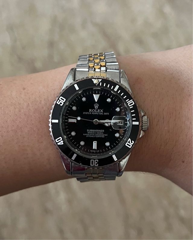 Reloj inspiración Acero y Oro