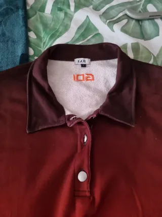 Sudadera Goi Marrón y Naranja Talla M