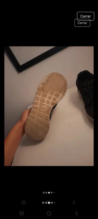 Zapatillas deportivas Nike negras y blancas