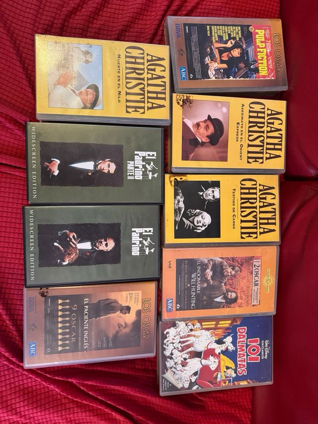 Lote Películas VHS (Pulp Fiction, Agatha Christ