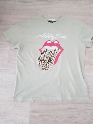 Camiseta Rolling Stones mujer talla M Sfera