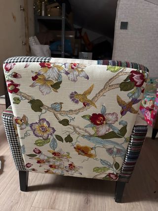 Butaca de diseño patchwork