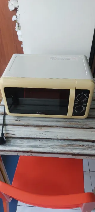 Microondas Retro Beige