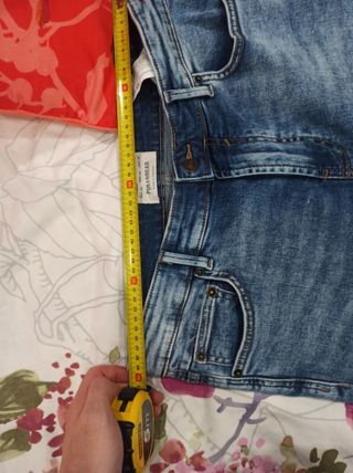 2 Pantalones Vaqueros (Negro y Azul)