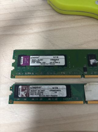 2x Kingston DDR2 800MHz 2GB RAM