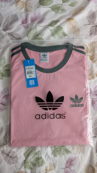 Camiseta Adidas Rosa Talla L