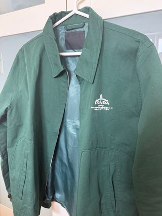Chaqueta Bomber Prada Verde. 