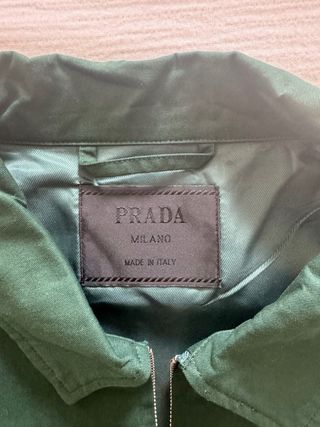 Chaqueta Bomber Prada Verde. 