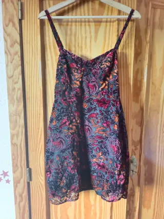 Vestido corto estampado