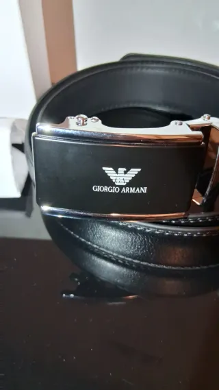 Cinturón Emporio Armani-Negro