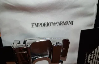 Cinturón Emporio Armani-Negro