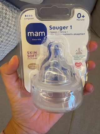 Tetinas para biberones MAM Talla 1 - Nuevas