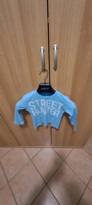 Coordinato felpa e maglietta 2-3 anni