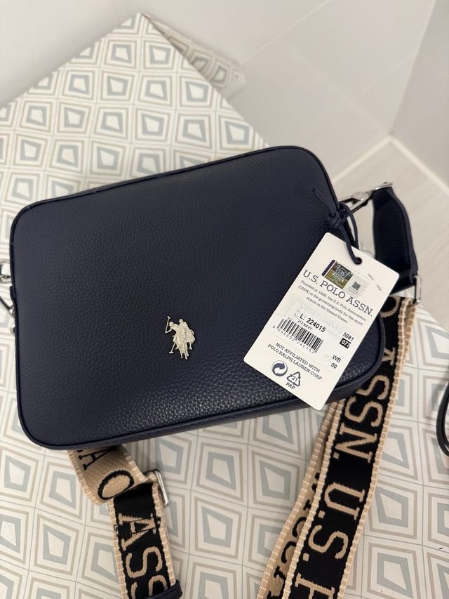 Bolso bandolera U.S. Polo Assn. azul