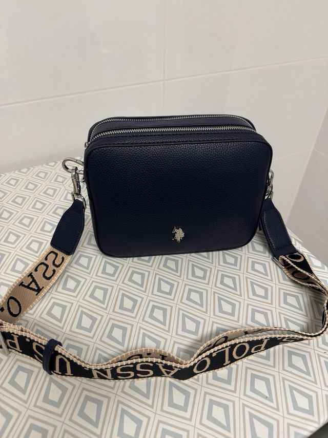 Bolso bandolera U.S. Polo Assn. azul