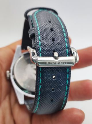 Reloj Jacob Zech Athena Día/Fecha Azul