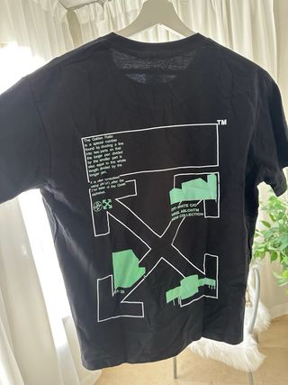 Off-White Camiseta Negra Talla M