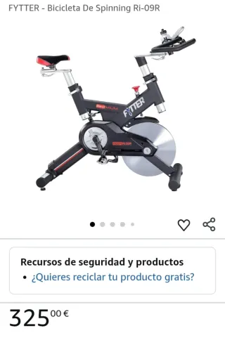 Bicicleta Spinning FYTTER RI-09R
