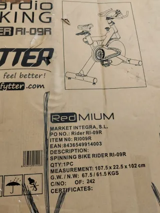 Bicicleta Spinning FYTTER RI-09R