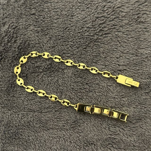 Pulsera Ancla Oro Laminado