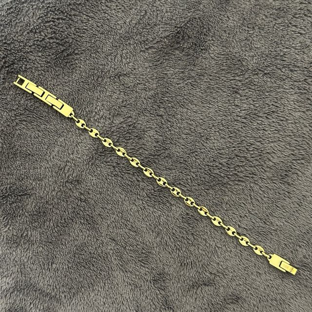 Pulsera Ancla Oro Laminado