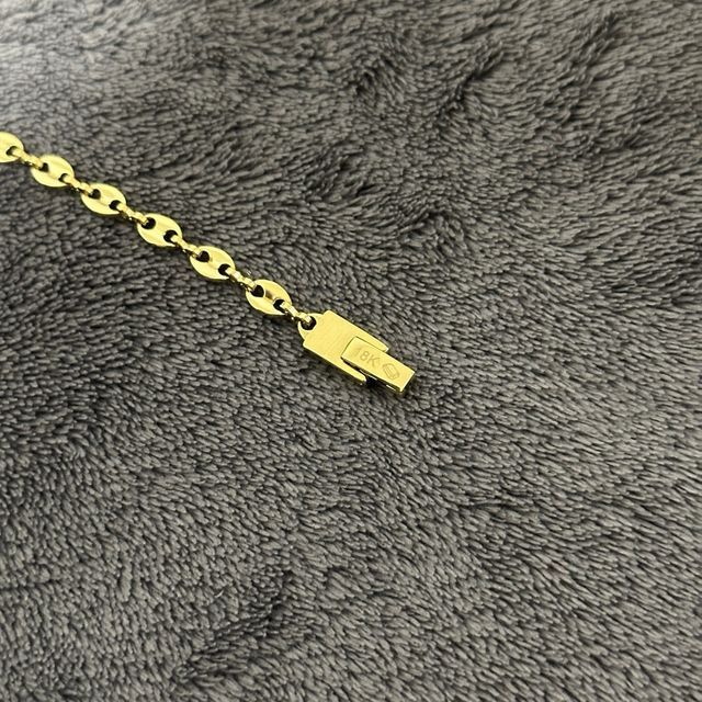 Pulsera Ancla Oro Laminado