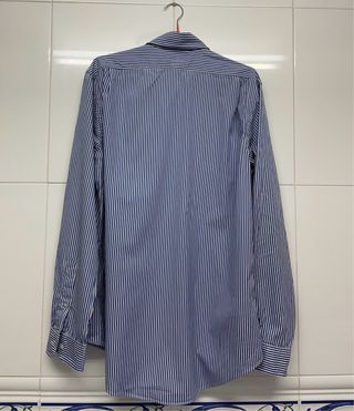 Camisa Polo Ralph Lauren de rayas azul marino 