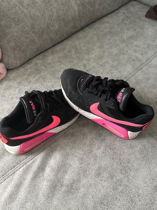 Zapatillas Nike Air Max Negras y Rosas