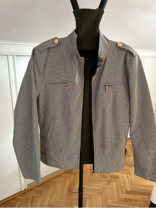 Chaqueta Bomber Cuadros Talla M