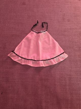 Gonna Barbie bianca con bordino nero
