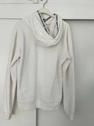 Sudadera Calvin Klein Blanca Talla XS/S