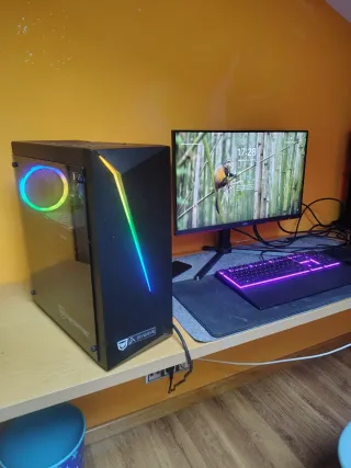 PC Gaming Nfortec Negro con RGB