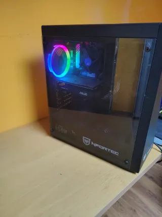 PC Gaming Nfortec Negro con RGB