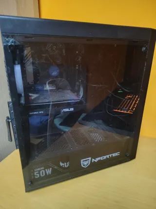 PC Gaming Nfortec Negro con RGB