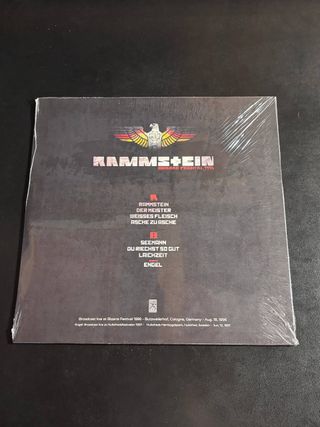 Rammstein Bizarre Festival 1995 Vinilo LP lindeman