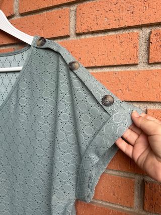 Camiseta verde Shein Curvy