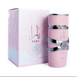 Perfume Lattafa Yara Rosa y Plateado
