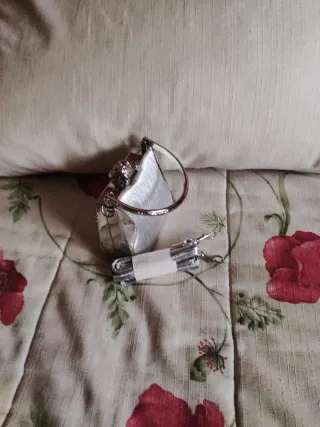 Bolso de mano fiesta plata