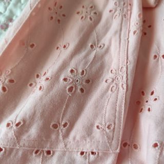 Mono playero rosa manga corta