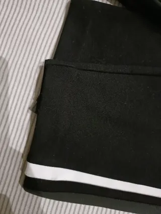 Pantaloni Zara neri con banda laterale