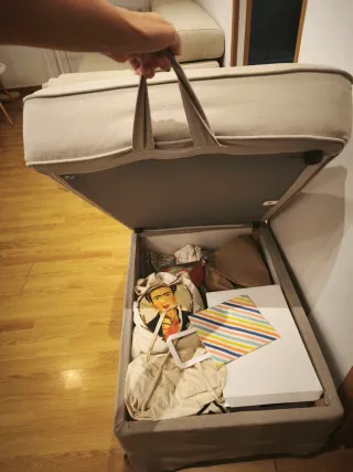 Puff Erktop Ikea Beige