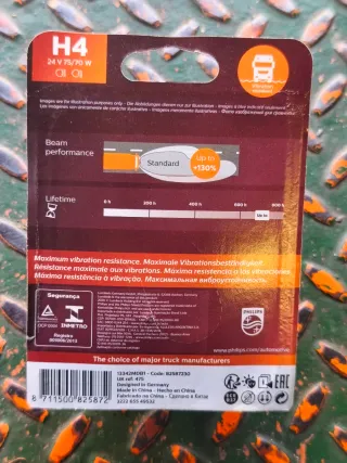 Bombilla Philips H4 24V Camión