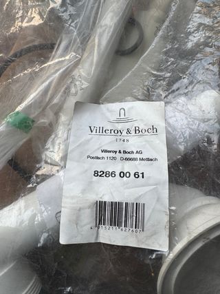 Piletta Villeroy & Boch con pulsante apertura