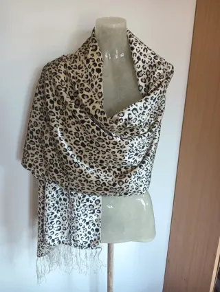 Sciarpa Stola maculata ampia