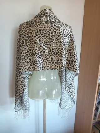 Sciarpa Stola maculata ampia